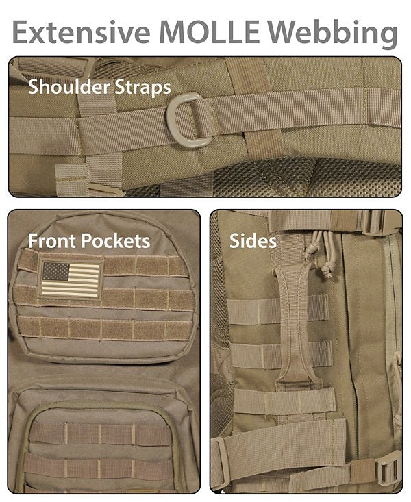 Military Tactical Laptop Backpack