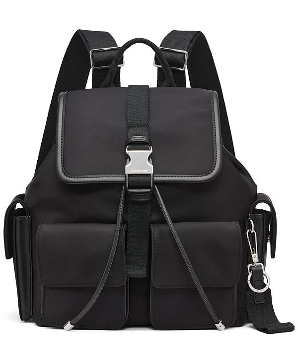 Elora Nylon Front Buckle Backpack